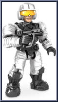 UNSC Pilot (Arctic) from Halo - Blind Bags - Series  4 manufactured by Mega Bloks [Loose]