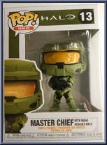 Master Chief (with MA40 Assault Rifle) from Halo - Pop! Vinyl Figures manufactured by Funko [Front]