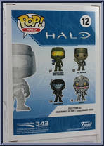 Master Chief (with Active Camo) from Halo - Pop! Vinyl Figures manufactured by Funko [Back]
