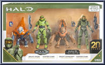Grunt Minor / Master Chief / Grunt Conscript / Master Chief from Halo Infinite - Box Sets manufactured by Jazwares [Front]