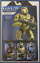 Master Chief (Halo 3) from Halo Infinite - Series 7 - Spartan Collection manufactured by Jazwares [Back]
