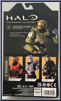 Master Chief from Halo Infinite - Series 3 - Spartan Collection manufactured by Jazwares [Back]