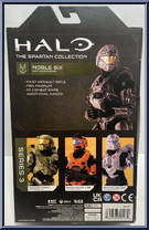 Noble Six from Halo Infinite - Series 3 - Spartan Collection manufactured by Jazwares [Back]