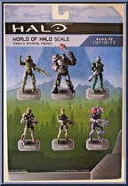 Skirmisher (with Mangler) from Halo Infinite (World of Halo) - Series 6 manufactured by Jazwares [Back]
