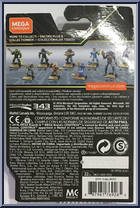 Arbiter from Halo - Series 10 manufactured by Mega Bloks [Back]