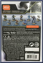 Cortana from Halo - Series 10 manufactured by Mega Bloks [Back]