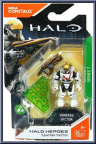 Spartan Vector from Halo - Series  7 - Halo Heroes manufactured by Mega Bloks [Front]