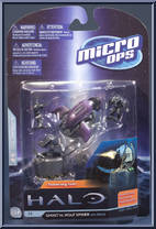 Ghost vs Wolf Spider Turret from Halo - Micro Ops - Series 1 manufactured by McFarlane [Front]