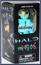 CQB Spartan (Cyan) from Halo - Minimates - Basic Series manufactured by Diamond Select [Front]