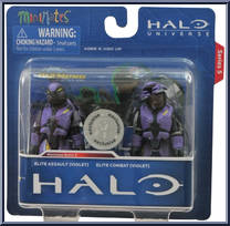 Elite Assault (Violet) / Elite Combat (Violet) from Halo - Minimates - Toys R Us - Series 5 manufactured by Diamond Select [Front]