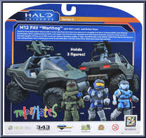 M12 FAV "Warthog" from Halo - Minimates - Vehicles manufactured by Diamond Select [Back]