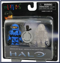 Spartan ODST (Blue) / Arbiter (Active Camouflage) from Halo - Minimates - Toys R Us - Series 2 manufactured by Diamond Select [Front]