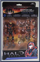 Spartan CQB Custom Armor (Rust) from Halo Reach - Series 5 - Armor Packs manufactured by McFarlane [Front]