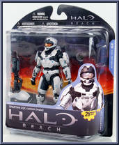 Spartan CQC Custom (Male / White) from Halo Reach - Series 2 manufactured by McFarlane [Front]