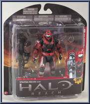Spartan Recon (Male / Team Red) from Halo Reach - Series 6 manufactured by McFarlane [Front]