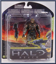 UNSC Marine from Halo Reach - Series 4 manufactured by McFarlane [Front]