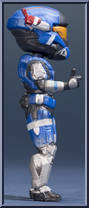 Carter from Halo - Xbox Live Avatars - Series 1 manufactured by McFarlane [Loose]