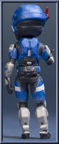 Carter from Halo - Xbox Live Avatars - Series 1 manufactured by McFarlane [Loose]