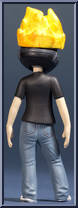 Flaming ODST Helmet and ODST T-Shirt from Halo - Xbox Live Avatars - Series 1 manufactured by McFarlane [Loose]
