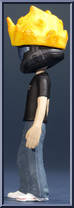 Flaming ODST Helmet and ODST T-Shirt from Halo - Xbox Live Avatars - Series 1 manufactured by McFarlane [Loose]