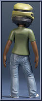 Green Operator Helmet and Reach T-Shirt from Halo - Xbox Live Avatars - Series 1 manufactured by McFarlane [Loose]