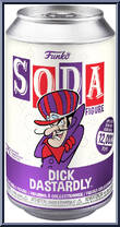 Dick Dastardly from Hanna Barbera - Soda manufactured by Funko [Front]