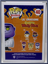 Lil' Gruesome (White / Red Jacket) from Hanna Barbera - Wacky Races Pop! manufactured by Funko [Back]
