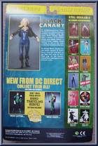 Black Canary from Hard-Traveling Heroes - Basic Series manufactured by DC Direct [Back]
