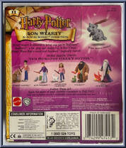Ron Weasley / Scabbers from Harry Potter and the Sorcerer's Stone - Magical Minis Collection manufactured by Mattel [Back]