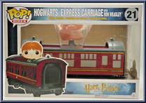 Hogwarts Express Carriage (with Ron Weasley) from Harry Potter - Pop! Rides manufactured by Funko [Front]