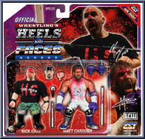 Nick Gage vs Matt Cardona from Heels and Faces - 2-Packs manufactured by Zombie Sailor's Toys [Front]