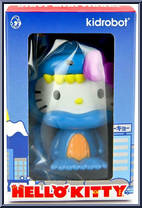 Aquados (Blue Wave) from Hello Kitty - Kaiju manufactured by Kidrobot [Front]