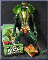 Khan (Venom-Spitting) from He-Man - 2002 Series - Snake Men manufactured by Mattel [Loose]