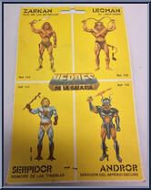 Zarkan from Heroes de la Galaxia - Basic Series manufactured by Meipy [Back]