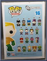 Aquaman (Metallic) from Heroes - DC Universe Pop! manufactured by Funko [Back]