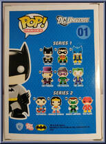 Batman (Gray Suit) from Heroes - DC Universe Pop! manufactured by Funko [Back]