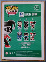 Harley Quinn (Glows in the Dark) from Heroes - DC Comics Pop! manufactured by Funko [Back]
