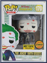 Joker (with Kisses) (Black / White) from Heroes - DC Comics Bombshells Pop! manufactured by Funko [Front]