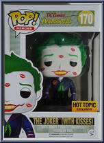 Joker (with Kisses) (Purple Suit) from Heroes - DC Comics Bombshells Pop! manufactured by Funko [Front]