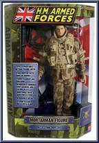 Mortarman from H.M. Armed Forces - Basic Series manufactured by Character Options [Front]