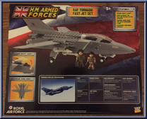 RAF Tornado Fast Jet Set from H.M. Armed Forces - Mini Sets manufactured by Character Options [Back]
