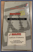 Patrick Roy from Hockey Headliners - XL manufactured by Corinthian [Back]