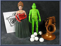 Grinch & Martha May Whovier from How the Grinch Stole Christmas! - Basic Series manufactured by Playmates [Loose]