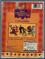 Gargoyle from Hunchback of Notre Dame - Collectible manufactured by Mattel [Back]