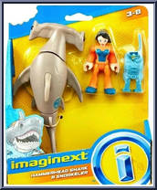 Hammerhead Shark & Snorkeler from Imaginext - Basic Series manufactured by Fisher-Price [Front]