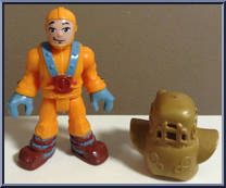 Deep Sea Diver from Imaginext - Blind Bags - Series  1 manufactured by Fisher-Price [Loose]