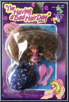 Blue Hat from I'm Having a Bad Hair Day - Basic Series manufactured by Mel Appel [Front]