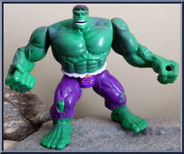 Hulk (Rampaging) from Incredible Hulk - Series 1 manufactured by Toy Biz [Loose]