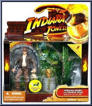 Indiana Jones (Temple Trap) from Indiana Jones - Raiders of the Lost Ark - Deluxe Figures manufactured by Hasbro [Front]