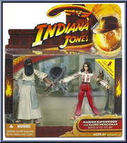 Marion Ravenwood / Cairo Henchmen from Indiana Jones - Raiders of the Lost Ark - Deluxe Figures manufactured by Hasbro [Front]